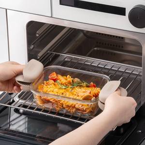 Locknlock ภาชนะแก้วสำหรับเตรียมอาหาร500มล. สำหรับ LBG214ทรงสี่เหลี่ยมผืนผ้าทำความสะอาดง่าย - Product Image 5