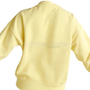 Sudaderas de Algodón Ecológicas y Transpirables Personalizadas para Mujer, con Mangas Murciélago Bordadas y Logotipo Frontal, para Invierno 2025 - Product Image 3