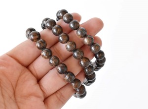 Latest Wholesaling Attractive Bronzite 8mm Classic Lovers <b>Healing</b> Beaded <b>Bracelet</b> for Anniversary Meditation Jewelry Unisex - Product Image 4