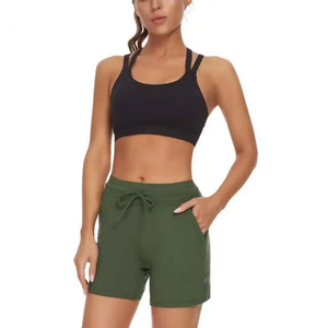 Nouvel arrivage Short d'entraînement de gym pour femmes de haute qualité Logo personnalisé Taille haute Scrunch Butt avec design respirant sans couture - Product Image 5