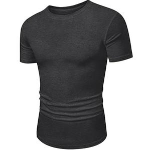 LOW MOQ personalizado OEM 100% algodón culturismo ajustado gimnasio desgaste camiseta Fitness entrenamiento desgaste camiseta personalizada músculo camiseta - Product Image 1
