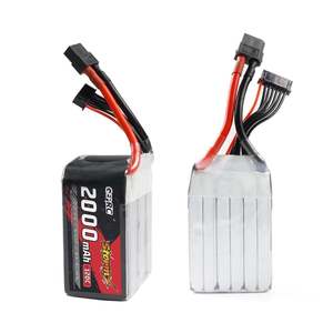 Tempestade 6S <span class=keywords><strong>Drone</strong></span> Battery 2000mAh 120C Lipo Battery para fotografia aérea Drones industriais - Product Image 2