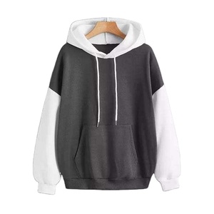 Sweat-shirt à capuche gris chiné uni pour femme, confortable et décontracté, personnalisation de marque, fournisseur en gros - Product Image 6