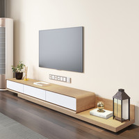 Meuble TV moderne en MDF, design ajustable, prix de gros abordable, pour salon, en bois, support TV, étagère, vente chaude