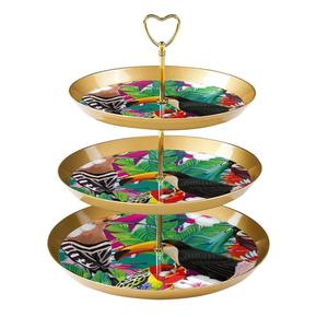 Nouvelles Idées de Produits Support Rotatif en Aluminium pour Décoration de Gâteau Support à Gâteau Multicouche Présentoir à Gâteau Multicolore Plaque en Céramique - Product Image 3