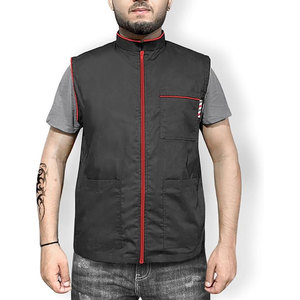 เสื้อกั๊กช่างตัดผมแบบสั่งทำพิเศษ คุณภาพพรีเมียม เป็นมิตรกับสิ่งแวดล้อม เสื้อคลุมลำลองสำหรับผู้ชาย ขายส่ง - Product Image 2