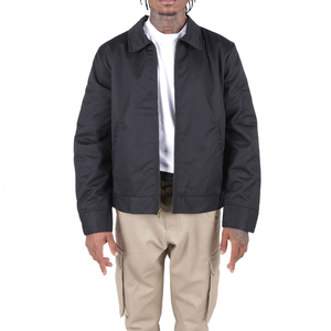 Blouson bombardier basique pour hommes tendance personnalisé veste d'hiver tissu de haute qualité vêtements d'extérieur avec col montant veste pour hommes - Product Image 1