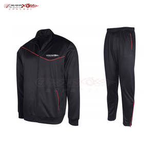 Chándal de poliéster con capucha para hombre de estilo atlético de invierno con chaqueta ligera y pantalones de Jogger cómodos transpirables - Product Image 1