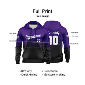 Sudadera con Capucha de Felpa Gruesa de 400 g/m² con Logotipo Personalizado al por Mayor, Sudadera Unisex Extra Grande de Algodón para Bordar, Sudadera con Capucha para Hombre - Product Image 2