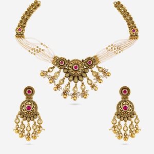 Collier antique avec rubis pour occasions de mariage 181034 - Product Image 1