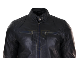 Chaqueta de piel sintética de alta calidad para hombre hecha a medida al por mayor cómoda y ligera chaqueta de invierno con soporte transpirable de punto con cremallera High Street - Product Image 6
