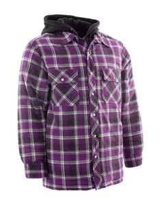 Vintage Oversized Plaid <b>Flannel</b> Hoodie Shirt <b>Jacket</b> <b>Mens</b> Long Sleeve Hooded Casual Outdoor Fashion Warm Winter Plaid Shirt - Product Image 4