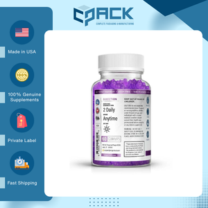 High Quality Adult OEM Private Labelling Available USA Made Elderberry Dietary Supplement Gummy Candy for Bulk Buyers - Product Image 2