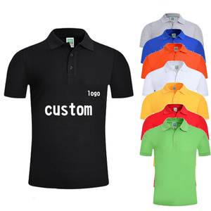 เสื้อโปโลพิมพ์แบบกําหนดเองโลโก้ OEM เสื้อโปโลผู้ชายธรรมดาเสื้อยืด เสื้อโปโลคุณภาพสูง เสื้อยืดโปโลกอล์ฟแขนสั้นฤดูร้อนที่กําหนดเอง - Product Image 1