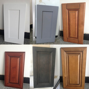 Coctelera de madera confeccionada al por mayor de Vietnam RTA Panel de puerta de gabinetes de cocina de madera de diseño moderno - Product Image 1