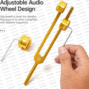 Kit de diapason en alliage d'aluminium Chakra Hammer Ball Mind Peace Yoga Diagnostic Set Ear Musical Instruments for Healthcare Supply - Product Image 6