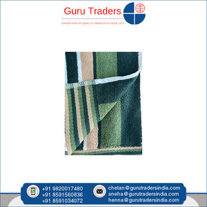 Exportador de la lista principal de toallas de baño con acabado de terciopelo de rayas tejidas de calidad superlativa disponibles para proveedores globales - Product Image 4