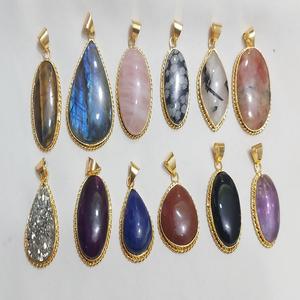 Natural Crystal Wholesale Gemstones Natural Green Druzy Agate Pendants With Silver Electroplated Bulk Quantity - Product Image 5