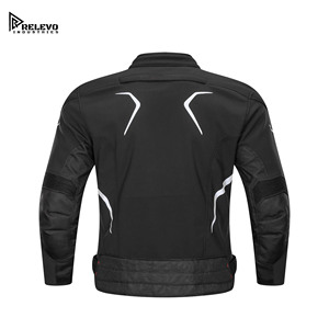 Vestes de moto de course en polyester imperméable personnalisées avec logo OEM haut de gamme 2001B - Product Image 3