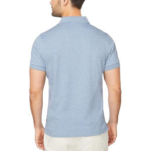 Polo de travail haut de gamme avec logo personnalisé pour hommes Chemises de golf en polyester spandex respirant évacuant l'humidité - Product Image 5