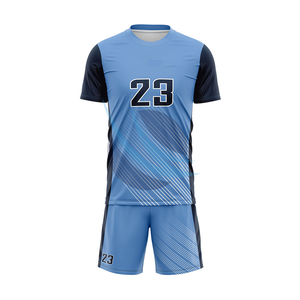 ชุดกีฬาวอลเล่ย์บอลแบบสั่งทำชุดเสื้อซับเหงื่อระบายอากาศได้และกางเกงขาสั้นพิมพ์ซับลิเมชันน้ำหนักเบาสำหรับทีม - Product Image 1