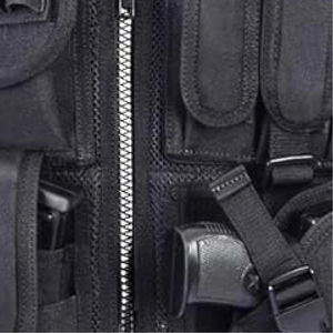 เสื้อกั๊กสะท้อนแสงเสื้อกั๊กนิรภัยด้านหน้ามีซิปด้านหน้าเสื้อกั๊กใส่เล่นโลโก้แบบกำหนดเองสีได้ - Product Image 4