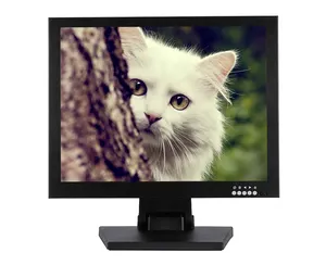 15 Inch CCTV Visual Synchronous Display Monitor With BNC VGA HD-MI Input IPS Screen Monitor 1024x768