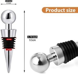 Tapón de aluminio premium con bordes lisos, ideal para bares de lujo en el hogar y colecciones de vinos. - Product Image 4