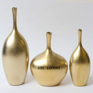 Lujo oro diseñador lindo moderno mejor alta calidad decoración diseño último antiguo servir Florero en precio asequible - Product Image 5