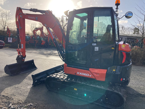 รถขุดตีนตะขาบ Kubota KX060-5 ราคาถูกสำหรับขาย เครื่องจักรก่อสร้างหนัก พร้อมจัดส่ง - Product Image 3