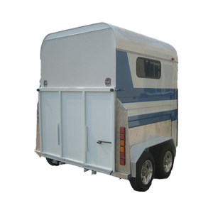 デラックス 2頭積み アングルロード 馬運車 トレーラー フロート - Product Image 5