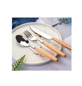 Cubiertos de acero inoxidable con diseño único de mango hecho a mano Cubiertos modernos de alta calidad para restaurante Boda Hogar - Product Image 5