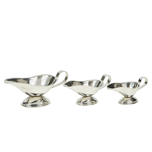 Salsera de acero inoxidable de grado alimenticio de lujo Servidor de crema personalizado y salsera con tema elegante - Product Image 3