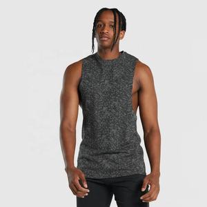 OEM Design 100% Polyester <b>Men's</b> <b>Tank</b> <b>Top</b> Custom Sports Gym Running & Weightlifting Siglets Wholesale - Product Image 1