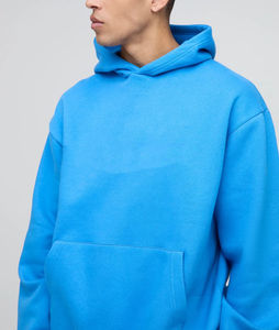 Alta calidad pesado 100% algodón bordado personalizado Streetwear Unisex de gran tamaño Logo sudaderas con capucha hombres ODM suministro para la temporada de otoño - Product Image 3