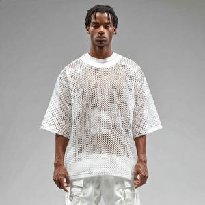 Maillot de football personnalisable en jersey 100 % polyester à maille, coupe décontractée, haut d'entraînement de sport à manches courtes pour jeunes - Product Image 1