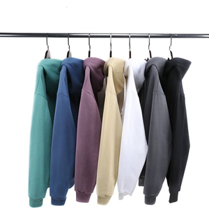 เสื้อฮู้ดดี้ผู้ชายทรงโอเวอร์ไซส์ ผ้าคอตตอน 100% หนัก 400gsm คุณภาพสูง พิมพ์โลโก้ตามสั่ง แบบซิป - Product Image 3