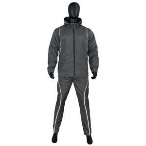 Vente en gros d'entraînement et de jogging veste vintage personnalisée unie ensembles de sweats à capuche et de jogging vêtements techniques en nylon réfléchissant survêtement coupe-vent - Product Image 2