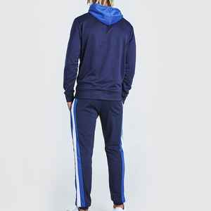 Custom Men's 100% Cotton <b>Maternity</b> Seamless Breathable <b>Hoodie</b> Sweatpants Set Contrast Stitch Print Joggers Winter Sports Casual - Product Image 6