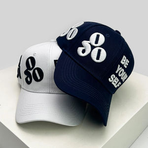 หมวกเบสบอลปักลายตัวอักษรสำหรับทั้งชายและหญิง, หมวกมีปีกทรงแข็งระบายอากาศได้ดีแนวสตรีทสไตล์อเมริกัน3D อเนกประสงค์ฮิปฮอปแฟชั่น - Product Image 2