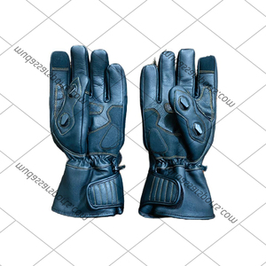 Nouveauté 2025 Gants de moto Adventure Alpha Racing Doigts complets Écran tactile Imperméable Antidérapant Microfibre Crochet et boucle - Product Image 5