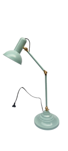 Lámpara de Escritorio LED Azul Moderna y Ajustable, Luz Blanca Cálida, Cuerpo de Hierro con Recubrimiento en Polvo, Ideal para Dormitorio de Estudiantes y Oficina - Iqbal - Product Image 2