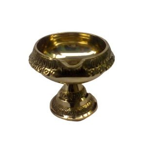 High Quality Brass Kuber <b>Deep</b> Stand with Shiny Polish Finish For Temples and Churches For Diwali Celebrations . - Product Image 1