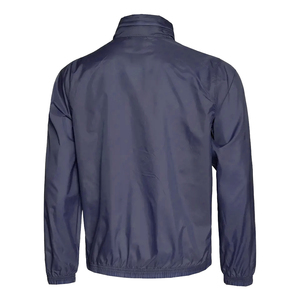 Vente chaude Bleu Marine Coupe-Vent Survêtements Élégant Col Montant Deux Pièces Ensembles Avec Logo Personnalisé Coupe-Vent Costumes - Product Image 6