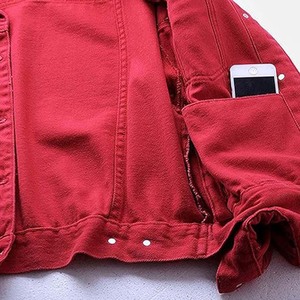 Veste longue à manches longues en denim pour femmes de qualité supérieure, tissée, écologique, coupe-vent, à capuche, couleur unie, avec poches, meilleur prix de vente - Product Image 5