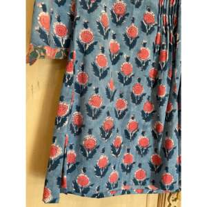 Camisa de Mujer con Bordado Floral Vintage y Pliegues - Corte Holgado y Moderno para Uso Diario - Tallas S-XL-XXL - Todas las Temporadas - Algodón y Chifón - Product Image 2