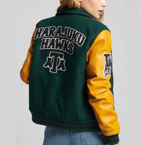 2024 Custom New Fashion Woman Leather <b>Jacket</b> with Stand Collar and <b>Silver</b> Buttons Design Men's <b>Jacket</b> - Product Image 2