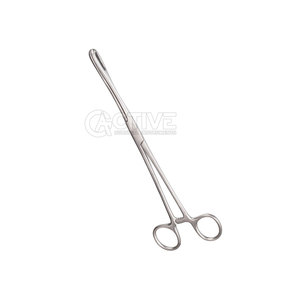 Fórceps de sujeción de esponja de acero inoxidable, instrumentos quirúrgicos y dentales esterilizables, fórceps de sujeción de esponja médica - Product Image 2
