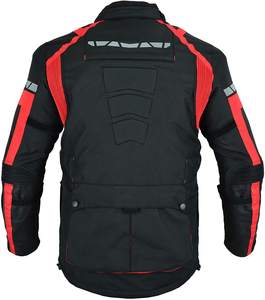 Chaqueta de Motociclismo Deportiva, Talla Grande, Transpirable, Protectora, Ignífuga, % Poliéster con Armadura - Product Image 2