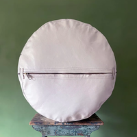 Pouf en cuir véritable marocain traditionnel fait à la main pouf amovible tabouret blanc pour salon chambre canapé tabouret